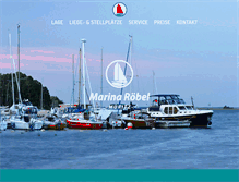 Tablet Screenshot of marina-roebel-mueritz.de